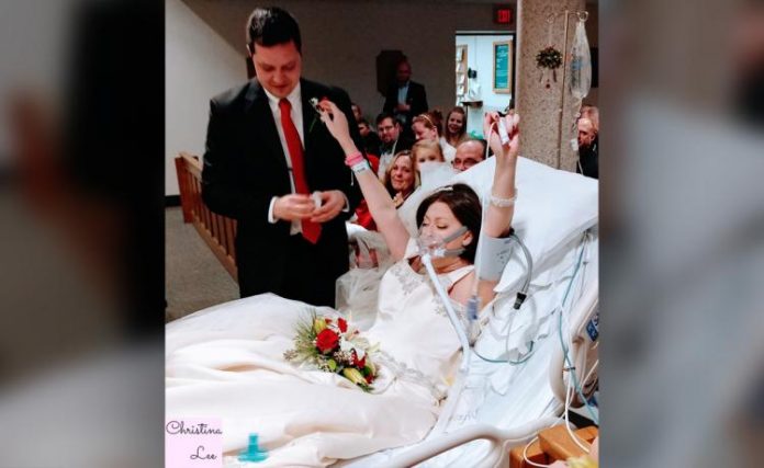 Heather Mosher battling cancer dies hours after hospital wedding
