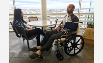 Aaron Gutierrez Recovering After Saving Pregnant Wife Aaron Gutierrez Recovering After Saving Pregnant Wife