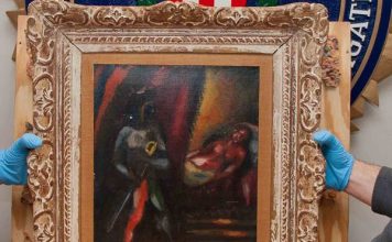 Marc Chagall Painting in NYC Returned After 30 Years “Photo” Marc Chagall Painting in NYC Returned After 30 Years "Photo"