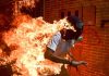 ‘Burning man’ photo wins top image prize