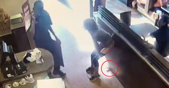 Langley Tim Hortons: Woman Furiously Shits On Floor (Video)