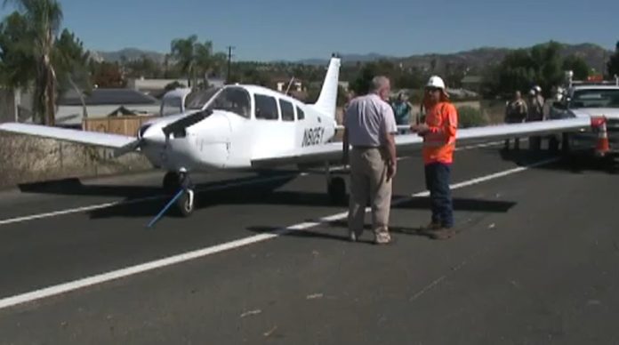 California freeway landing: Flight instructor makes emergency landing