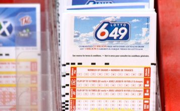 $1-million Lotto 6/49 ticket that was purchased in Victoria $1-million Lotto 6/49 ticket that was purchased in Victoria