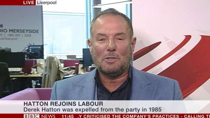 Derek Hatton rejoins Labour Party after 34 years