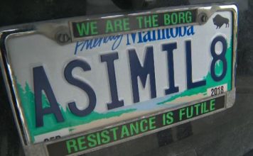 Manitoba Judge Upholds Decision To Revoke ‘Star Trek’ Licence Plate (Details) Manitoba Judge Upholds Decision To Revoke 'Star Trek' Licence Plate (Details)