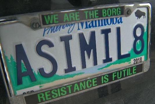 Manitoba Judge Upholds Decision To Revoke ‘Star Trek’ Licence Plate (Details) Manitoba Judge Upholds Decision To Revoke 'Star Trek' Licence Plate (Details)