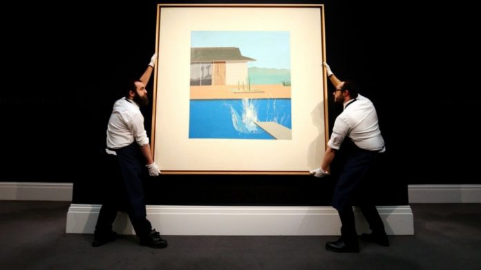 David Hockney's 'The Splash' sells for $29.8 million at auction