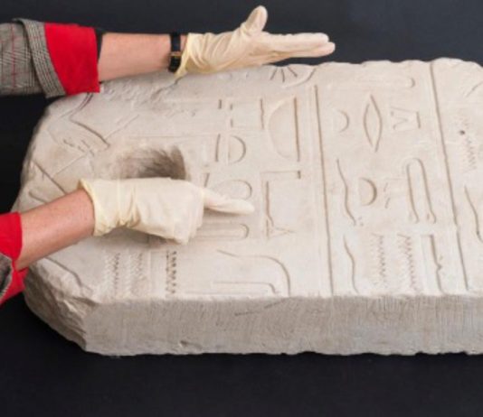 Egyptian Anchor With Defaced Goddess Found Off Shore of Israel Egyptian Anchor With Defaced Goddess Found Off Shore of Israel