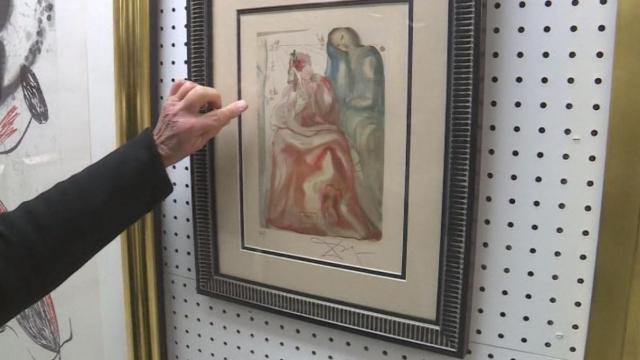 Salvador Dali artwork discovered at NC thrift store (Picture)
