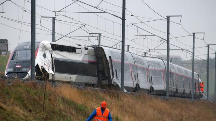 TGV high-speed train derails in France, injuring 22