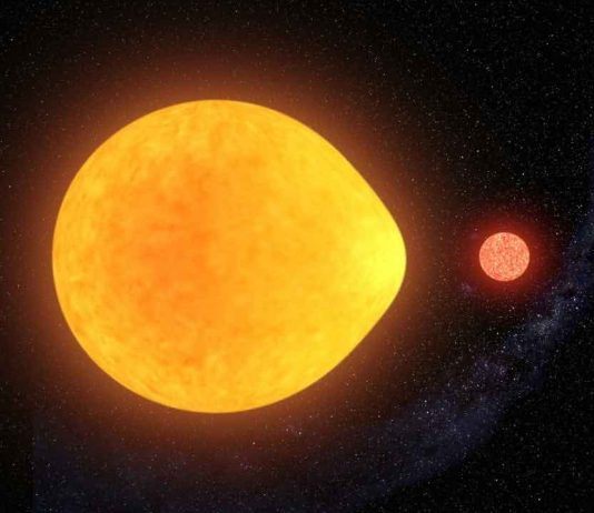 Teardrop star discovered with tiny partner, Study Teardrop star discovered with tiny partner, Study