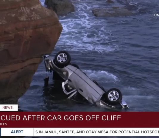 San Diego cop rescues twin girls and Father After Truck Plunges Off Sunset Cliffs San Diego cop rescues twin girls and Father After Truck Plunges Off Sunset Cliffs