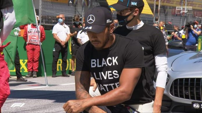 Austrian Grand Prix: Lewis Hamilton, other F1 drivers take a knee