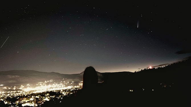Emily Wigley: Photographer captures comet NEOWISE over South Okanagan