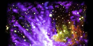 Hubble and ALMA mosaic captures stellar fireworks of star formation (Image) Hubble and ALMA mosaic captures stellar fireworks of star formation (Image)