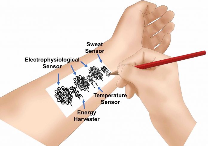 Scientists made a medical wearable using a pencil and paper