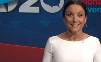 Julia Louis-Dreyfus Emcees Democratic Convention (Video) Julia Louis-Dreyfus Emcees Democratic Convention (Video)