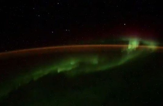 Picture: Russian cosmonaut captured ‘5 UFOs’ hovering over Earth while filming on ISS Picture: Russian cosmonaut captured '5 UFOs' hovering over Earth while filming on ISS