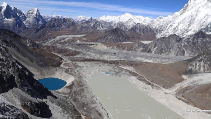 New survey: Lakes formed from melting glaciers increase 50 percent in just 30 years