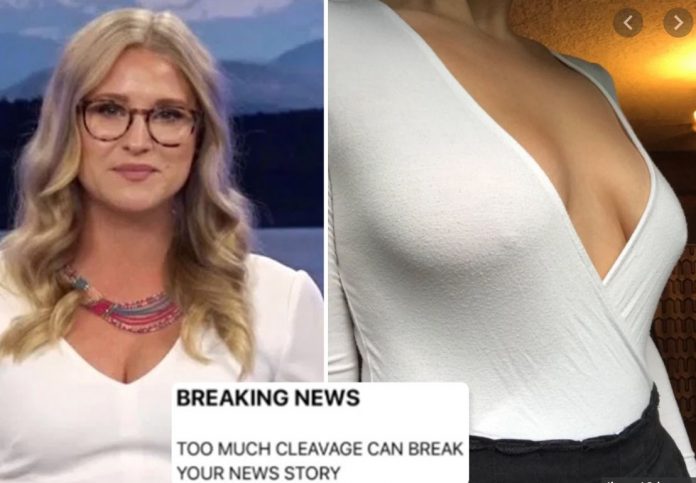 News anchor Kori Sidaway hits back at viewer who sent her snarky note about ‘showing too much cleavage’ during broadcast