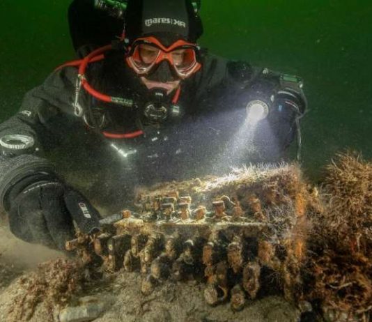Nazi Enigma cipher machine found in Baltic Sea (Picture) Nazi Enigma cipher machine found in Baltic Sea (Picture)