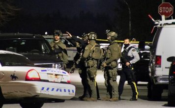 Burnaby standoff ends with tear gas deployed, Report Burnaby standoff ends with tear gas deployed, Report