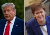 Nicola Sturgeon: Trump not allowed into Scotland to escape Biden inauguration