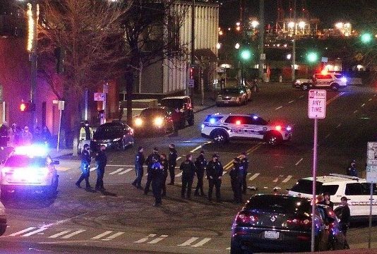Tacoma cop drives through crowd, leaving at least 1 person injured, officials say Tacoma cop drives through crowd, leaving at least 1 person injured, officials say