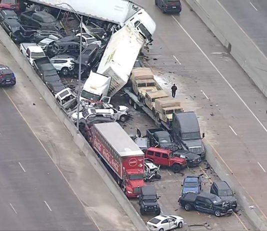 Icy conditions cause massive 133-car pileup in Texas (Update) Icy conditions cause massive 133-car pileup in Texas (Update)