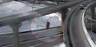 Man drives truck off 21-meter-high bridge and survives (Watch) Man drives truck off 21-meter-high bridge and survives (Watch)