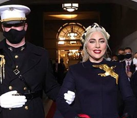 Marine Who Escorted Lady Gaga at the Inauguration Shares Humorous & Heartfelt Backstory (Photo) Marine Who Escorted Lady Gaga at the Inauguration Shares Humorous & Heartfelt Backstory (Photo)