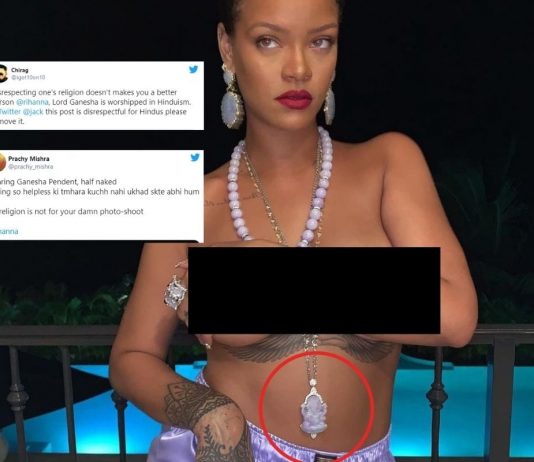 Pop star Rihanna sparks new India outrage with topless Hindu god photo