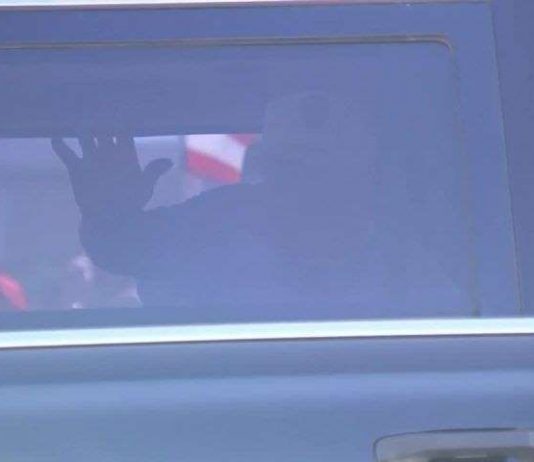 Trump waves to die-hard fans on Presidents’ Day (Video) Trump waves to die-hard fans on Presidents' Day (Video)