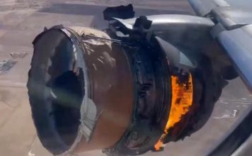 United Airlines passengers share reactions to midair engine explosion (Video) United Airlines passengers share reactions to midair engine explosion