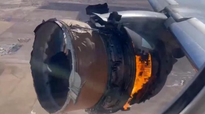 United Airlines passengers share reactions to midair engine explosion