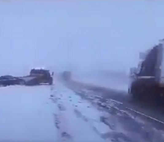 Watch: Semi-truck loses control almost hitting state trooper on I-70 Watch: Semi-truck loses control almost hitting state trooper on I-70
