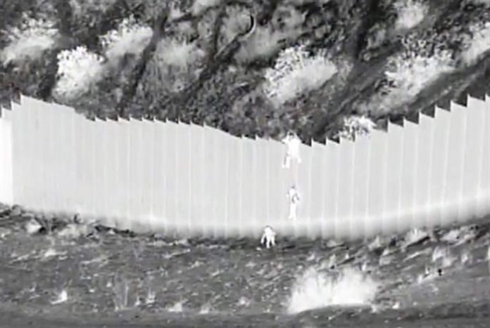 A ghostly set of images, and a glimpse of border danger (Watch)
