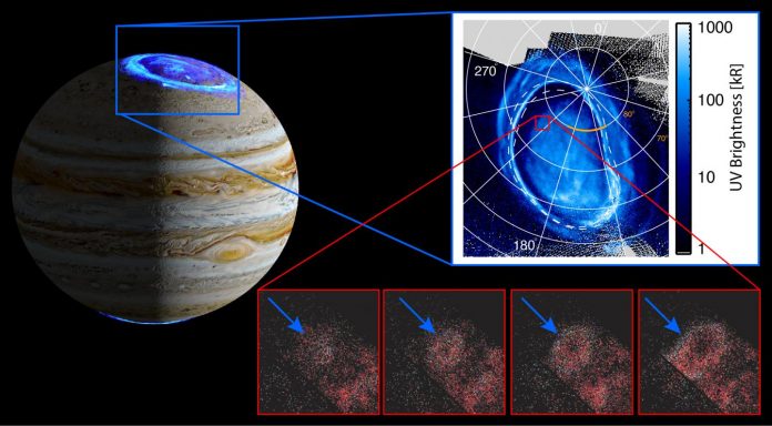 Researchers discover a new auroral feature on Jupiter