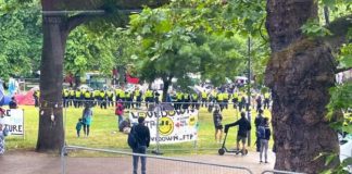 Anti-lockdown protesters evicted from London camp Anti-lockdown protesters evicted from London camp