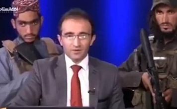 Afghan TV Anchor Interviews Taliban Member While Surrounded by Armed Fighters (Watch Video) Afghan TV Anchor Interviews Taliban Member While Surrounded by Armed Fighters (Watch Video)