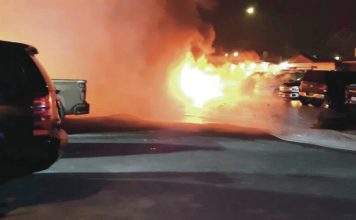 Four police cars, ambulance destroyed in fire at BC Interior hotel Four police cars, ambulance destroyed in fire at BC Interior hotel