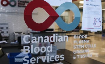 Canadian Blood Services: Blood and plasma collection disrupted by weather conditions, donors needed now Canadian Blood Services: Blood and plasma collection disrupted by weather conditions, donors needed now