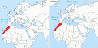 New World Map Gives Morocco a More Accurate Geographic Perspective New World Map Gives Morocco a More Accurate Geographic Perspective