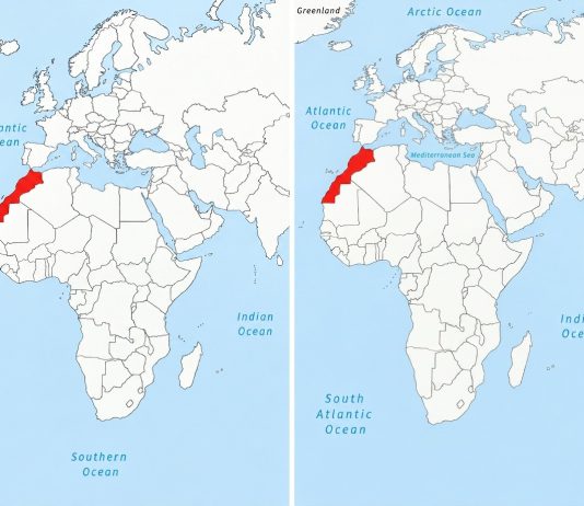 New World Map Gives Morocco a More Accurate Geographic Perspective New World Map Gives Morocco a More Accurate Geographic Perspective